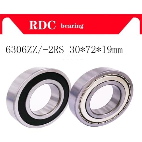 1PCS 6306 2RS 6306Z 6306ZZ 6306-2Z 30x72x19 bearing Shielded Deep groove ball bearings Single row High Quality bearings