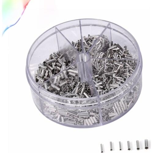 1900pcs tubular bare terminal assembly EN wiring terminal set cold press terminal