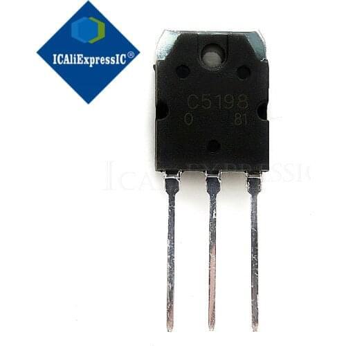 5PCS 2SC5198 2SA1943 tube sound audio TO-3P Transistor C5198 A1941