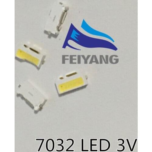 500PCS FOR SAMSUNG LED Backlight Edge LED Series TS731A 3V 7032 SPBWH1732S1B Cool white TV Application FOR SAMSUNG