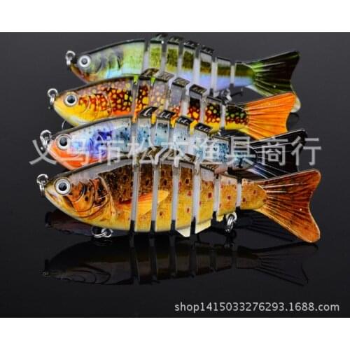 80pcs/lot Classic bait lures 3.9" 10cm plastic bionic bait lures 0.44OZ 12.5g bait fish bait multilevel HS-004