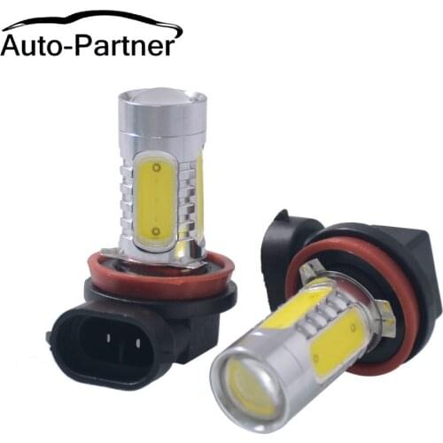 Auto-Partner H8 H11 LED Car Led Light Bulb COB LED Fog Driving Light White Red Amber Colors Headlight