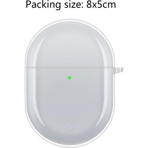 K92F Case Cover Skin for Redmi AirDots 3 Pro Earbuds, Transparent TPU Case Accessories kit Set Fit for Redmi AirDots 3 Pro