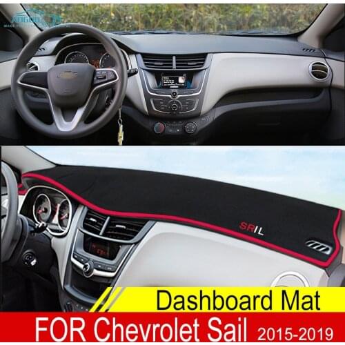 For Chevrolet Sail 2015 2016 2017 2018 2019 Anti-Slip Mat Dashboard Cover Pad Sunshade Dashmat Car Accessories