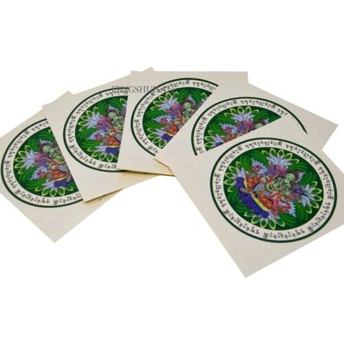 Fengshui Green Tara Window Amulet Sticker