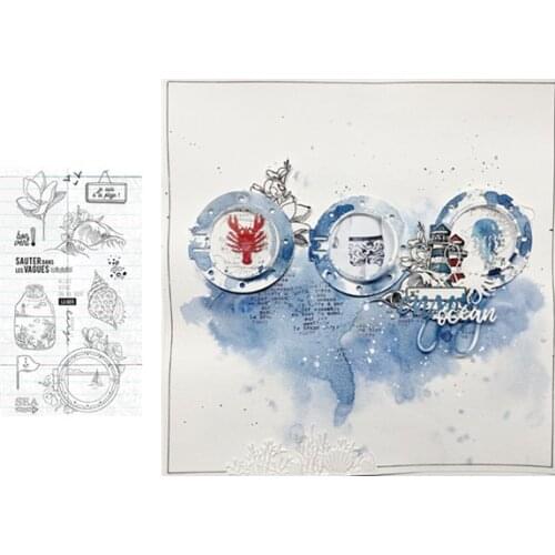 French Transparent Clear Stamps for DIY Scrapbooking/Card Making/Kids Christmas Fun Decoration Supplies