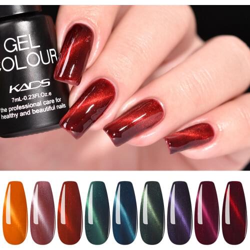 KADS 7ml 3D Cat Eye Nail Gel Polish Lacquer Nail Art Manicure Gel Nail Polish Soak Off vernis semi permanent gel glue uv nails
