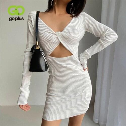 Модные трикотажные платья GOPLUS China At AliExpress