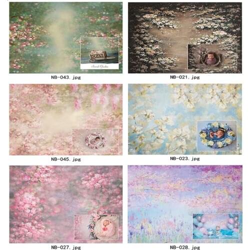Art Fabric Photography Backdrops Newborn Baby Photocall Background Props Vinyl Photographic Backgrounds for Photo Studio