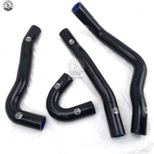 Silicone Radiator Hose Kit For Mitsubishi Evolution EVO 10/X 4B11T CZ4A CT9A (4PCS) red/blue/black