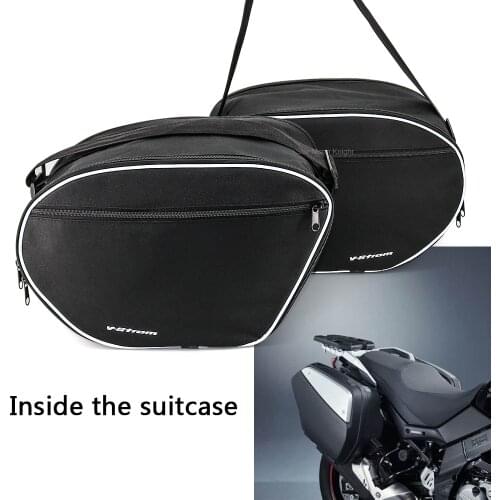 Motorcycle luggage bags Expandable Inner Bags Black Trunk Inner Bags For SUZUKI V-Strom 1050A / XT VSTROM 1050A