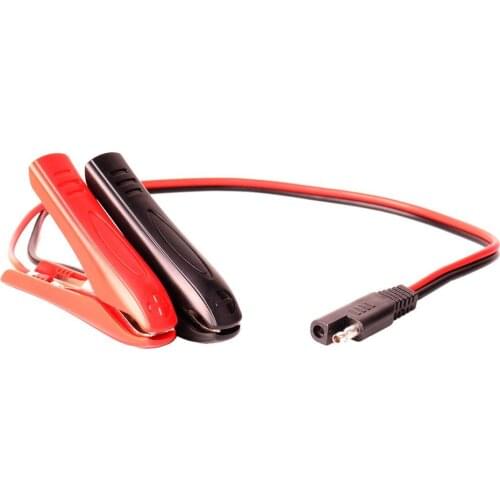 MOTOPOWER MP68995A SAE to Alligator Clips Quick Disconnect Cable SAE to Battery Clamp Cable