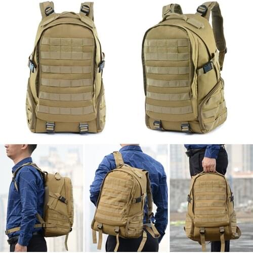 Men Military Backpack Outdoor Camoufalge Hunting Shoulder Bag Tactical Hiking Backpack 27L Oxford Waterproof Camping Backpack