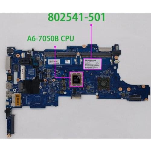 Genuine 802541-501 802541-001 802541-601 6050A2644501 UMA w A6-7050B CPU Laptop Motherboard for HP 745 755 855 G2 NoteBook PC
