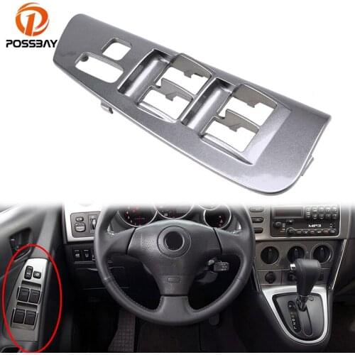 POSSBAY Window Switch Bezel Left Driver Side Fit for Toyota Matrix 2003-2008 74232-01030 88970397 Car Door Switchs Button Cover