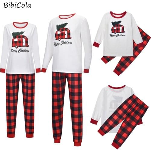 Family Christmas Pajamas Set Family Matching Clothes Adult Kids Pajamas Set Children Clothes Set Family Sleepwear