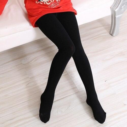 Brushed Thicken Girls Tights for Winter Autumn Warm Baby Girls Clothing Children Stockings Solid Kids Baby Pantyhose