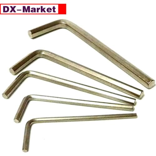 6mm Hex key 20pcs/lot ,Nickel Plating Allen Wrench Tools ,Socket Cap Screw Driver ,China fasteners Manufactuer, H001