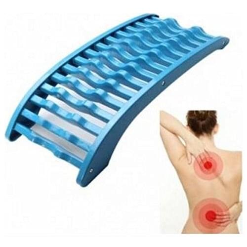 Back Massage Blue Magic Stretcher Lumbar Massage Support Spine Pain Relief Chiropractic Fitness Equipment Stretch Relax Mate