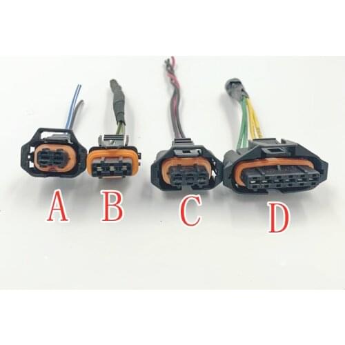 Car air flowmeter sensor harness plug connector with wire for Roewe 550/750/ W5 MG6