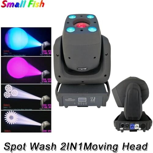 Spot Wash 2IN1 Lyre 120W Spot Moving Head Light and 4X10W RGBW 4IN1 LED Wash Moving Head For Stage Theater Disco Light Nightclub