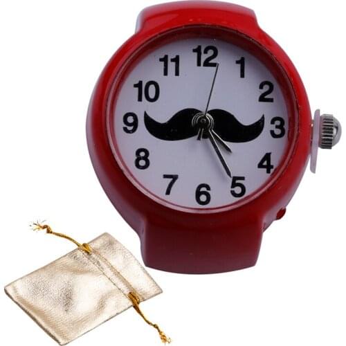 TOPSTORE 1 PCS Free shipping 2016 Popular Creative Lady Steel Round Elastic Quartz Finger Ring Watches