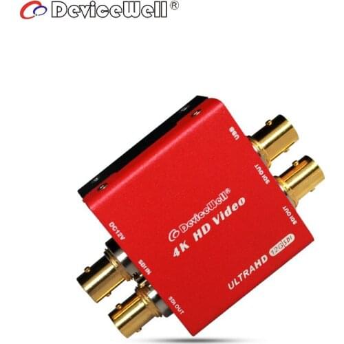 DeviceWell PD2011T 12G SDI SDI 1 to 3 4K Monitor Video Distributor