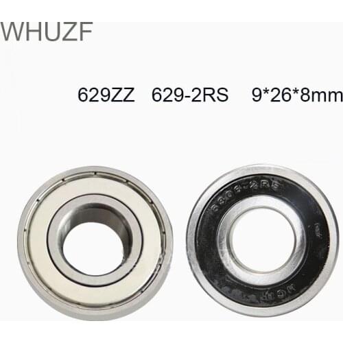 WHUZF Free Shipping 2/5PCS 629ZZ Deep Groove Bearing 629z Bearing 9x26x8mm ABEC 1 Miniature 629Z Ball Bearings 629 ZZ 629-2RS