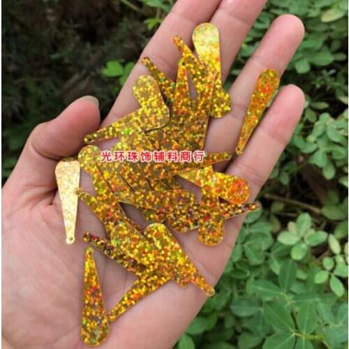 Sewing supplies DIY hanging piece handicraft jewelry pearl piece water droplet sequins DIY material package Latin Dance