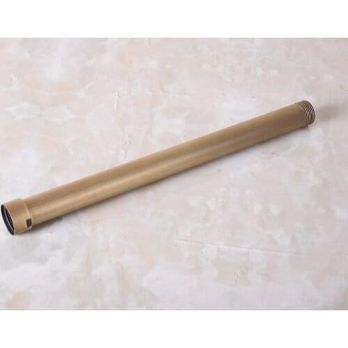 32cm Vintage Retro Antique Brass Extension Tube Pipe Rod For Rain Shower Faucet Set (G3/4") mba701