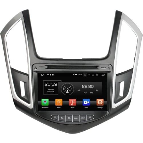 4GB+32GB 8" Octa Core Android 8.0 Car DVD Player for Chevrolet Cruze 2015 2016 Car Radio GPS Navigation WIFI Bluetooth USB DVR