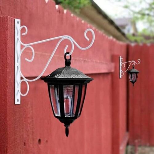 4 Packs Metal Plant Hangers Wall Mount Bird Feeder Hangers for Hanging Planters Lanterns Bird Feeders Wind Chimes