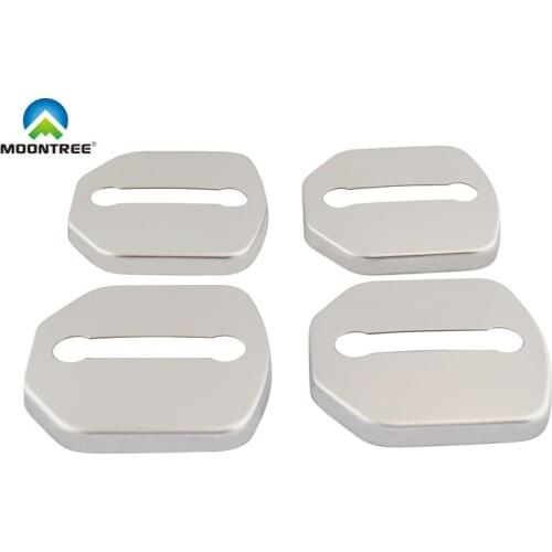 4 x Silver for Ford Fiesta Focus Mustang Edge Taurus Car Door Lock Cover case sticker