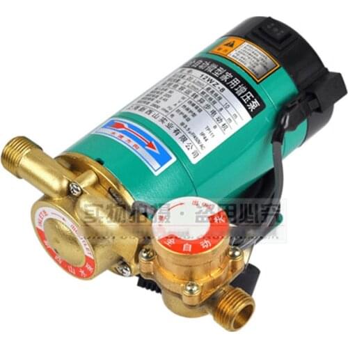 CE Approved Automatic Household Booster Pump12WZ-8 Long Life Copper structure,water heater increase pressure,cooling circulation