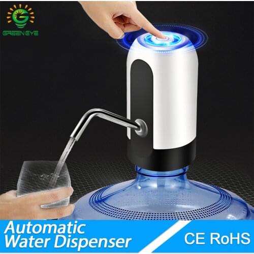 Water Bottle Pump USB 5V Charging Automatic Electric Water Dispenser Pump Bottle Water One Click Auto Switch Drinking Dispenser