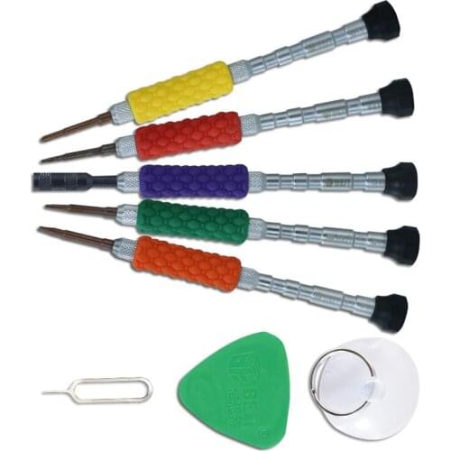 Best-669s 8 in 1 Precision electric Screwdriver Set Opening Repair Mini Tools Kit Design for iPhone 7 Y0.6 NEW