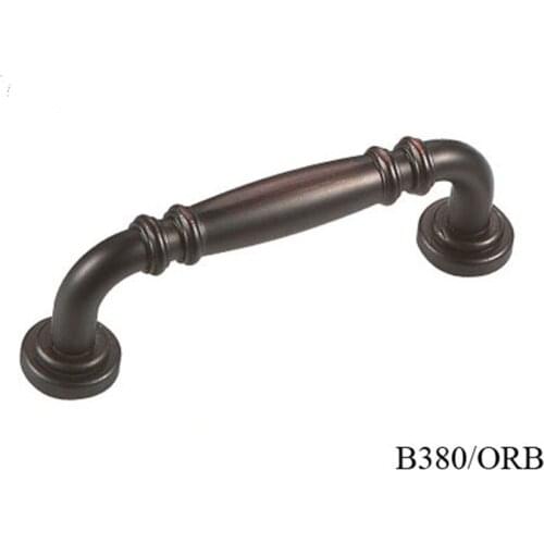 76mm 101mm American retro style black antique copper kitchen cabinet dresser door handle ORB drawer shoe cabinet pull knob 3" 4"
