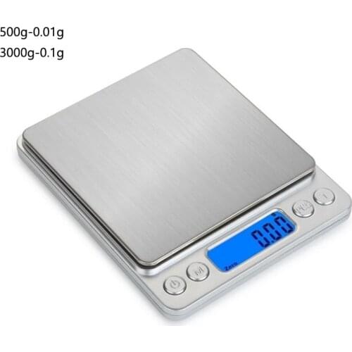 0.01g/0.1g LCD Digital Scales 500g/3000g Mini Electronic Grams Weight Balance Scale For Tea Baking Jewelry Weighing Scale