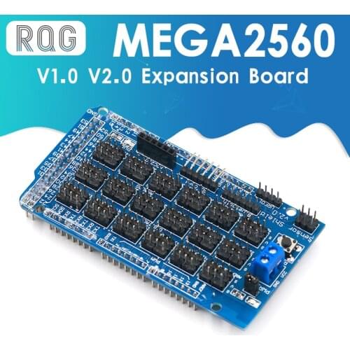 For Arduino MEGA Sensor Shield V1.0 V2.0 Dedicated Expansion Development Board MEGA 2560 Sup IIC Bluetooth SD Robot Parts DIY