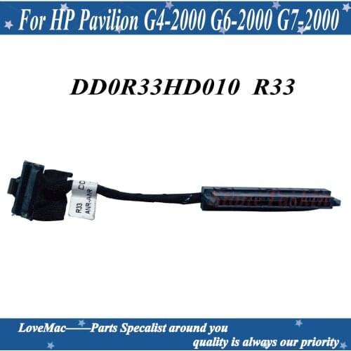 Laptop Sata HDD Connector Adapter Cable DD0R33HD010 R33 For HP Pavilion G4-2000 G6-2000 G7-2000 Series 100% Fully Tested
