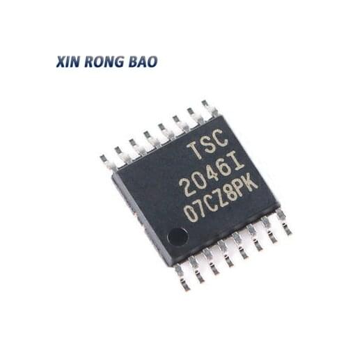 10pcs New Original TSC2046IPWR TSSOP-16 TSC2046I 2046I 4-Wire Touch Screen Controller with low voltage digital I/O