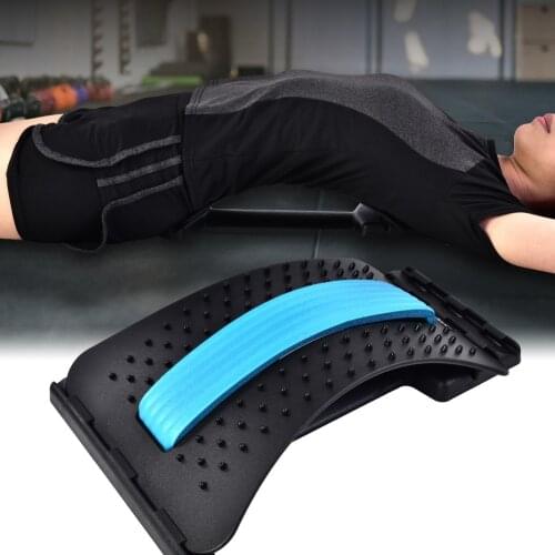 Back Stretcher Lower Lumbar Muscle Massage Support Pain Relief Fitness Tool Integrated Fitness Equipments