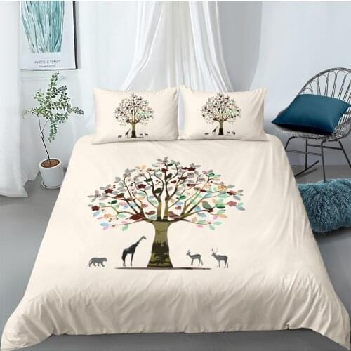 3D Bohemian Duvet Cover Set Bedding Sets comforther Cases Pillow Covers Full Twin Double Single Size Buff Bedding Sets