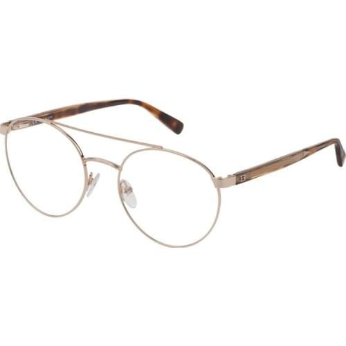 Germany Top Women Cloth Brand Eyeglasses Frames Spring Hinge Gold Round
