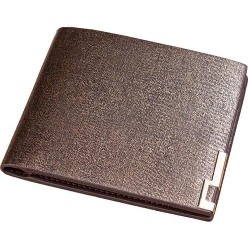 2018 new Men Wallets PU Leather Fashion Thin Bifold Wallet Men ID Card Holder Coin Purse Pockets Clutch Business wallet