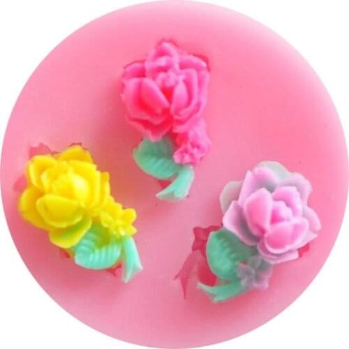 Cupcake cake stand flower shape muffin sweet candy jelly fondant cake chocolate mold baking pan cooking tools