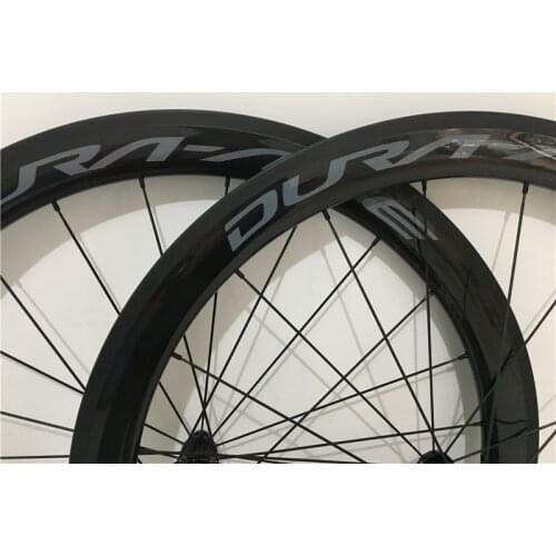 Carbon fiber 60mm wheel 700C road full carbon bicycle wheel 60/25mm carbon fiber RIM basalt brake surface wheel