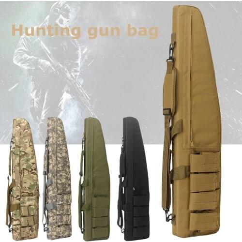 Military Tactical Rifle Bag Hunting Shooting Shotgun Protective Carry Case Airsoft Paintball Gun Backpack with Shoulder Strap
