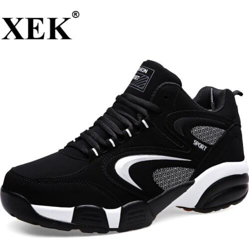 XEK 2018 New Women Winter Thermal Sports Shoes Brand Warm Running Sneakers For Women With Fur Sports Trainers Sneakers JH06