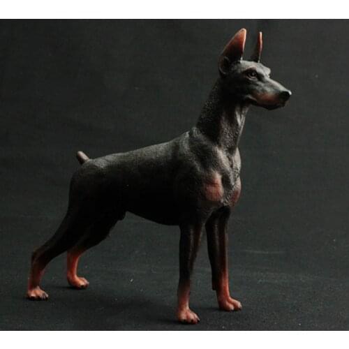 Animals Pet Guard Dog American Bully Pitbull Bulldog Doberman Rottweiler Figure Kids Toys Desktop Action Figure Toy